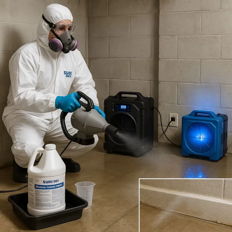 Sanitization and Odor Removal process in Springfield, NY